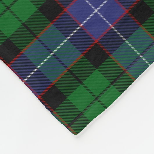 Scottish Clan Galbraith Tartan Pset Fleece Deken (Hoek)