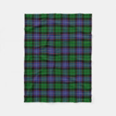 Scottish Clan Galbraith Tartan Pset Fleece Deken (Voorkant)