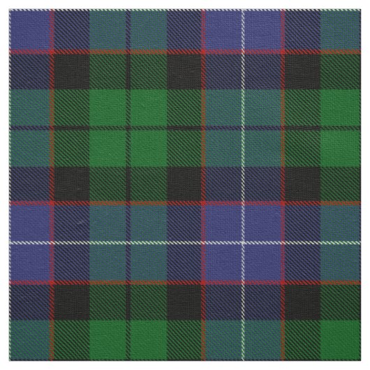 Scottish Clan Galbraith Tartan Pset Stof (Swatch)