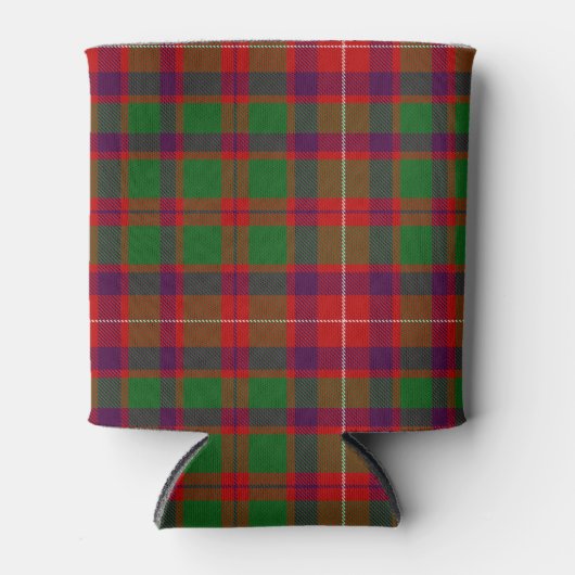 Scottish Clan Geddes Tartan Pset Blikjeskoeler (Voorkant)