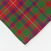 Scottish Clan Geddes Tartan Pset Fleece Deken (Hoek)