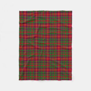 Scottish Clan Geddes Tartan Pset Fleece Deken
