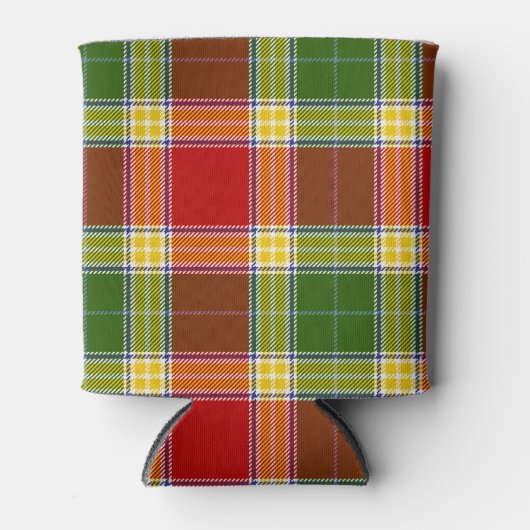 Scottish Clan Gibson Tartan Pset Blikjeskoeler (Voorkant)