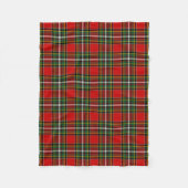 Scottish Clan Gillespie Tartan Pset Fleece Deken (Voorkant)