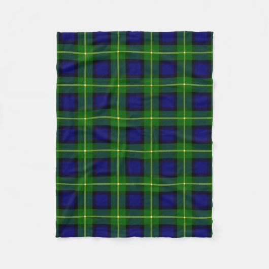 Scottish Clan Gordon Tartan Pset Fleece Deken (Voorkant)
