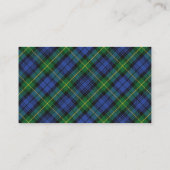 Scottish Clan Gordon Tartan Pset Visitekaartje (Achterkant)