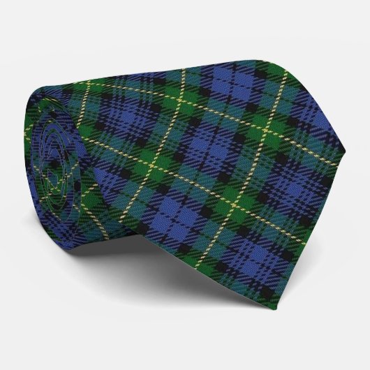 Scottish Clan Gordon Tartan Stropdas (Opgerold)