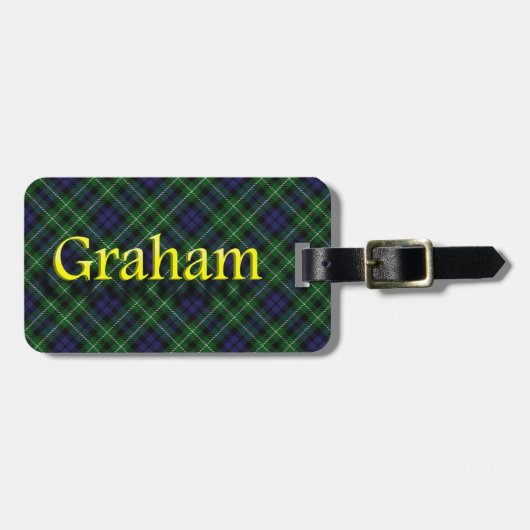 Scottish Clan Graham Bagagelabel (Voorkant horizontaal)