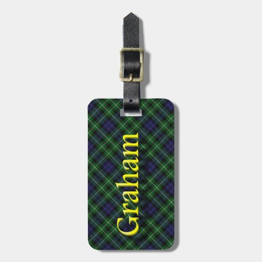 Scottish Clan Graham Bagagelabel (Voorkant verticaal)