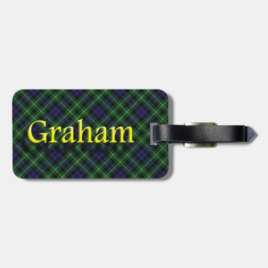 Scottish Clan Graham Bagagelabel (Achterkant horizontaal)
