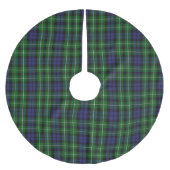 Scottish Clan Graham Blue Green Tartan Kerstboom Rok (Voorkant)