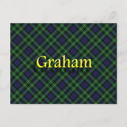 Scottish Clan Graham Briefkaart (Voorkant)