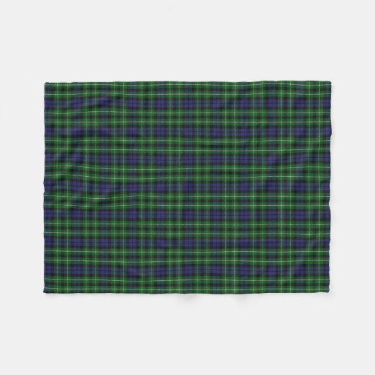 Scottish Clan Graham Classic Tartan Fleece Deken (Voorkant (Horizontaal))