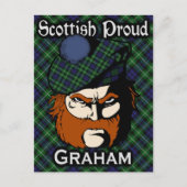 Scottish Clan Graham Tartan Briefkaart (Voorkant)