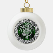 Scottish Clan Graham Tartan en Crest Keramische Bal Ornament (Voorkant)