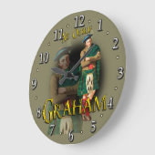 Scottish Clan Graham Tartan Grote Klok (Hoek)