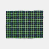 Scottish Clan Graham Tartan Pset Fleece Deken (Voorkant (Horizontaal))