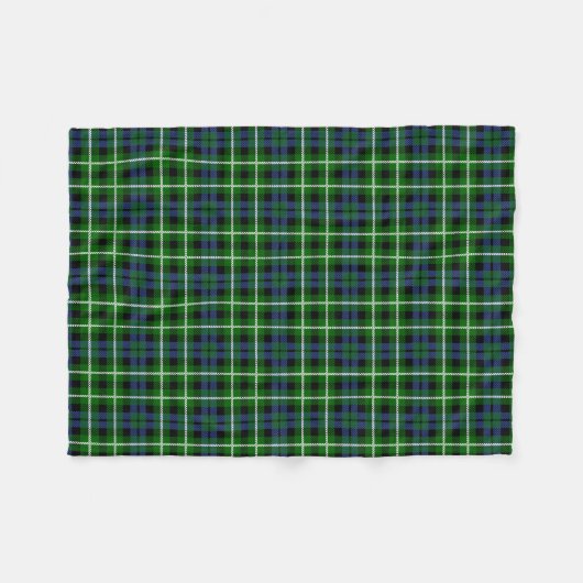 Scottish Clan Graham Tartan Pset Fleece Deken (Voorkant (Horizontaal))