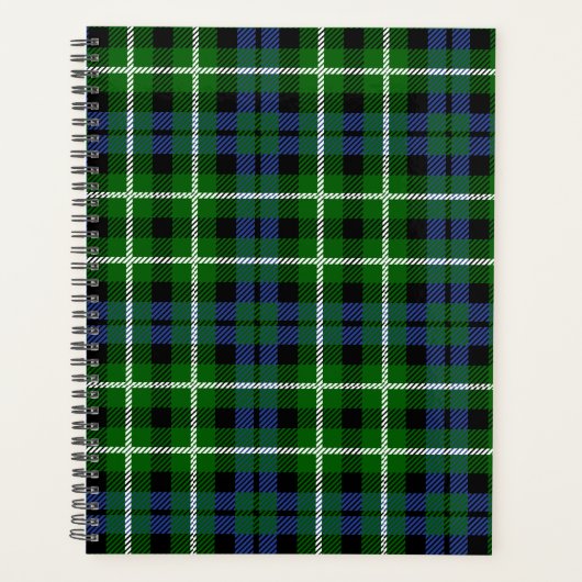 Scottish Clan Graham Tartan Pset Planner (Voorkant)