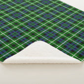 Scottish Clan Graham Tartan Pset Sherpa Deken (3/4)