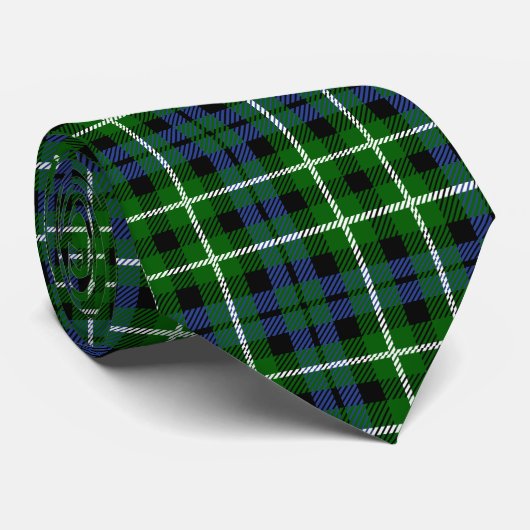 Scottish Clan Graham Tartan Pset Stropdas (Opgerold)