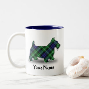 Scottish Clan Graham Tartan Scottish Terrier Tweekleurige Koffiemok