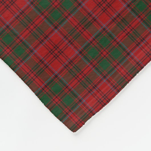 Scottish Clan Grant Classic Tartan Fleece Deken (Hoek)