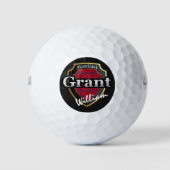 Scottish Clan Grant personaliseert Jouw naam Golfballen (Voorkant)