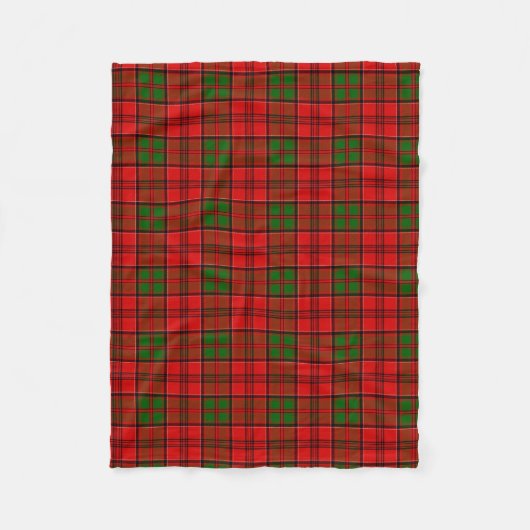 Scottish Clan Grant Tartan Pset Fleece Deken (Voorkant)