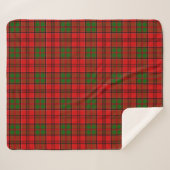 Scottish Clan Grant Tartan Pset Sherpa Deken (Voorkant (horizontaal))