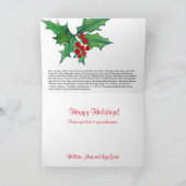 Scottish Clan Grant Urquhart Castle Christmas Kaart (Binnen)