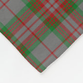Scottish Clan Gray Tartan Pset Fleece Deken (Hoek)