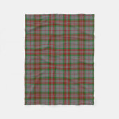 Scottish Clan Gray Tartan Pset Fleece Deken (Voorkant)