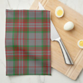 Scottish Clan Gray Tartan Pset Theedoek (Quarter Fold)