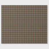 Scottish Clan Grey Tartan Pset Wrapping Paper Cadeaupapier (Vlak)
