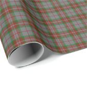 Scottish Clan Grey Tartan Pset Wrapping Paper Cadeaupapier (Rol Hoek)