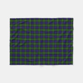 Scottish Clan Gunn Classic Tartan Fleece Deken (Voorkant (Horizontaal))