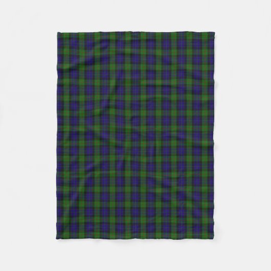 Scottish Clan Gunn Classic Tartan Fleece Deken (Voorkant)