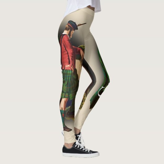 Scottish Clan Gunn door R. R. McIan Leggings (Rechts)