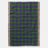 Scottish Clan Gunn Tartan Deken (Voorkant Verticaal)