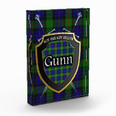 Scottish Clan Gunn Tartan Fotoblokken (Links)