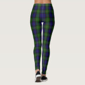 Scottish Clan Gunn Tartan Leggings (Achterkant)