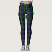 Scottish Clan Gunn Tartan Leggings (Voorkant)