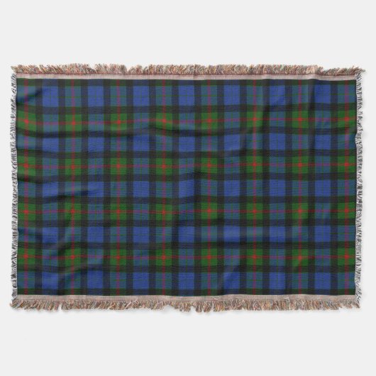 Scottish Clan Gunn Tartan Pset Deken (Voorkant)
