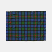 Scottish Clan Gunn Tartan Pset Fleece Deken (Voorkant (Horizontaal))