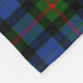 Scottish Clan Gunn Tartan Pset Fleece Deken (Hoek)