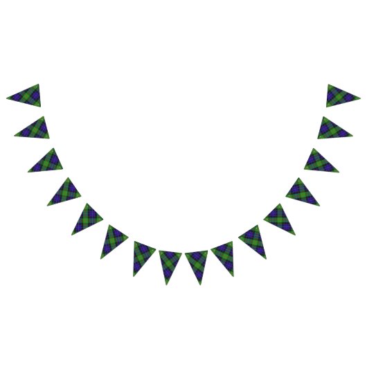 Scottish Clan Gunn Tartan Vlaggetjes (Alle)