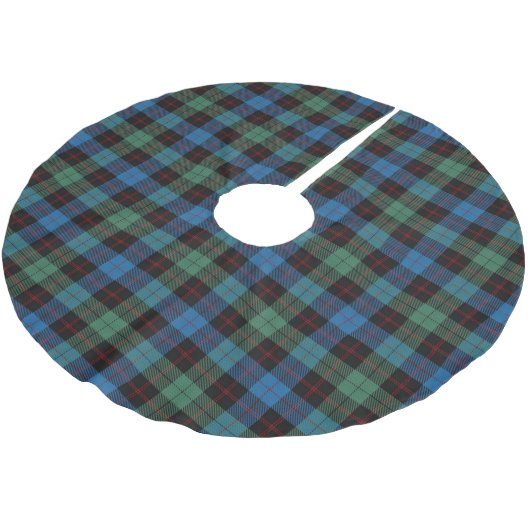 Scottish Clan Guthrie Blue Black Tartan Kerstboom Rok (Gekanteld)