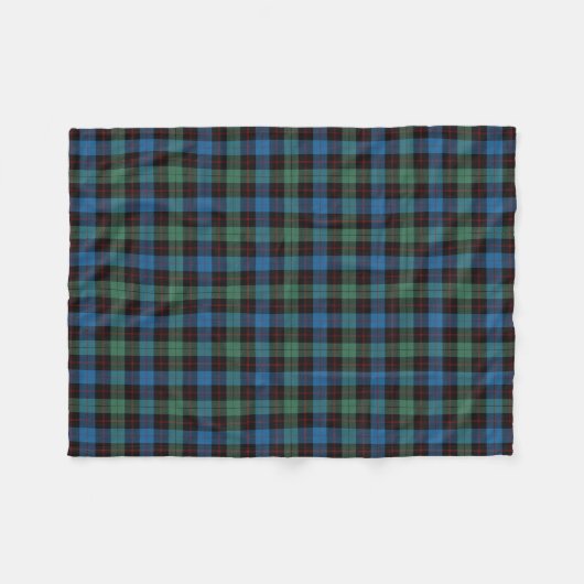 Scottish Clan Guthrie Classic Tartan Fleece Deken (Voorkant (Horizontaal))