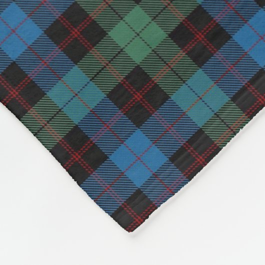 Scottish Clan Guthrie Classic Tartan Fleece Deken (Hoek)
